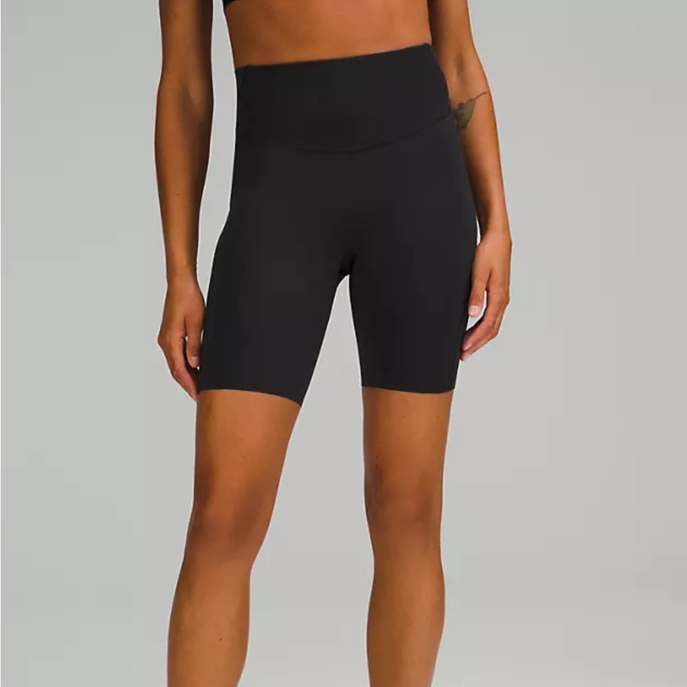 Lululemon Black High-Rise Shorts